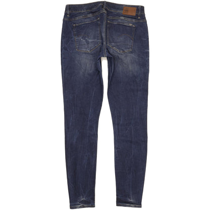 G-Star 3301 Women Blue Skinny Slim Stretch Jeans W28 L31