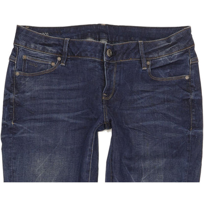 G-Star 3301 Women Blue Skinny Slim Stretch Jeans W28 L31
