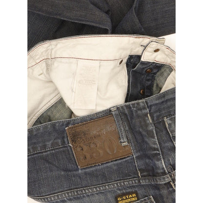 G-Star Structor Men Blue Straight Slim Jeans W31 L35
