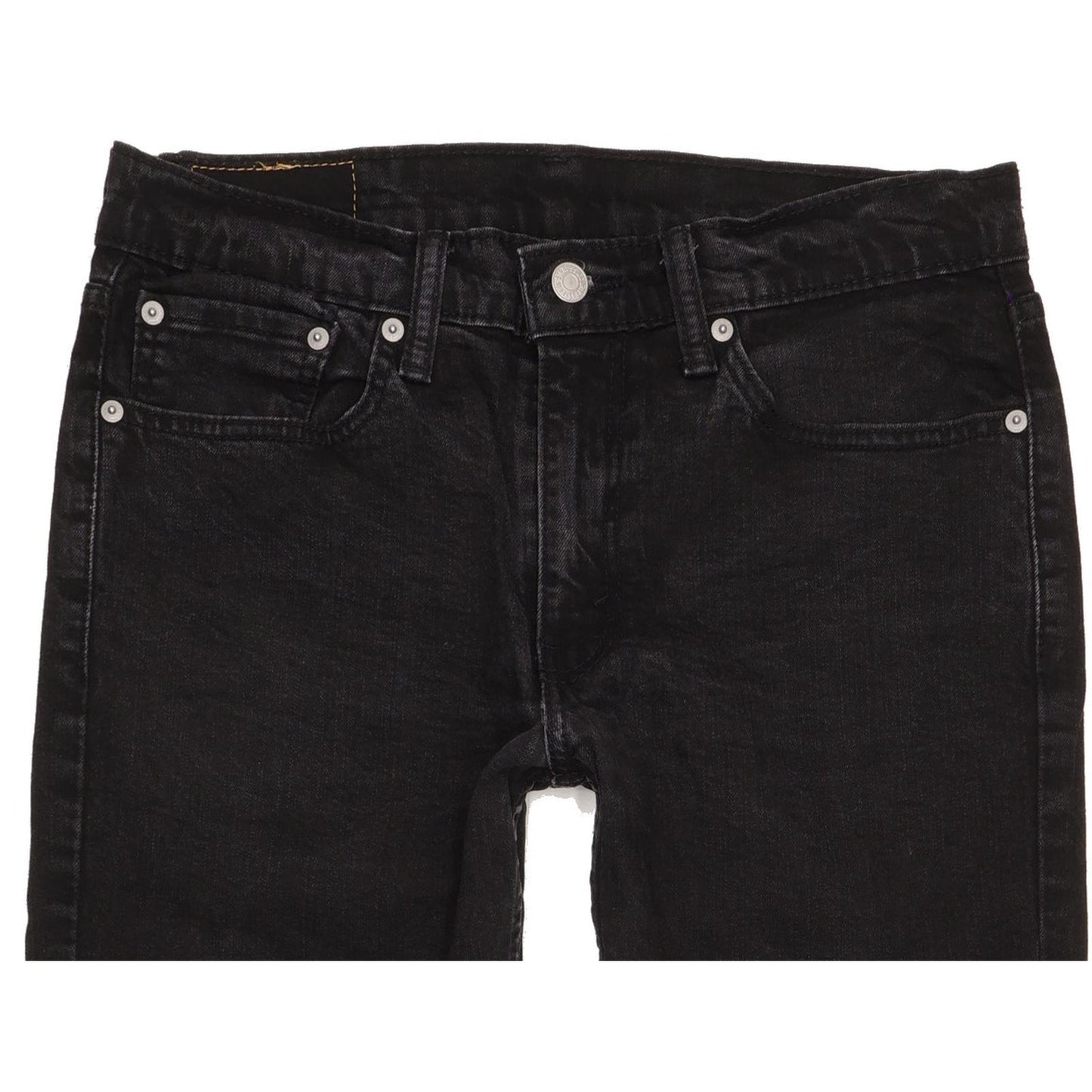 Levi's 514 Men Black Straight Slim Stretch Jeans W32 L31
