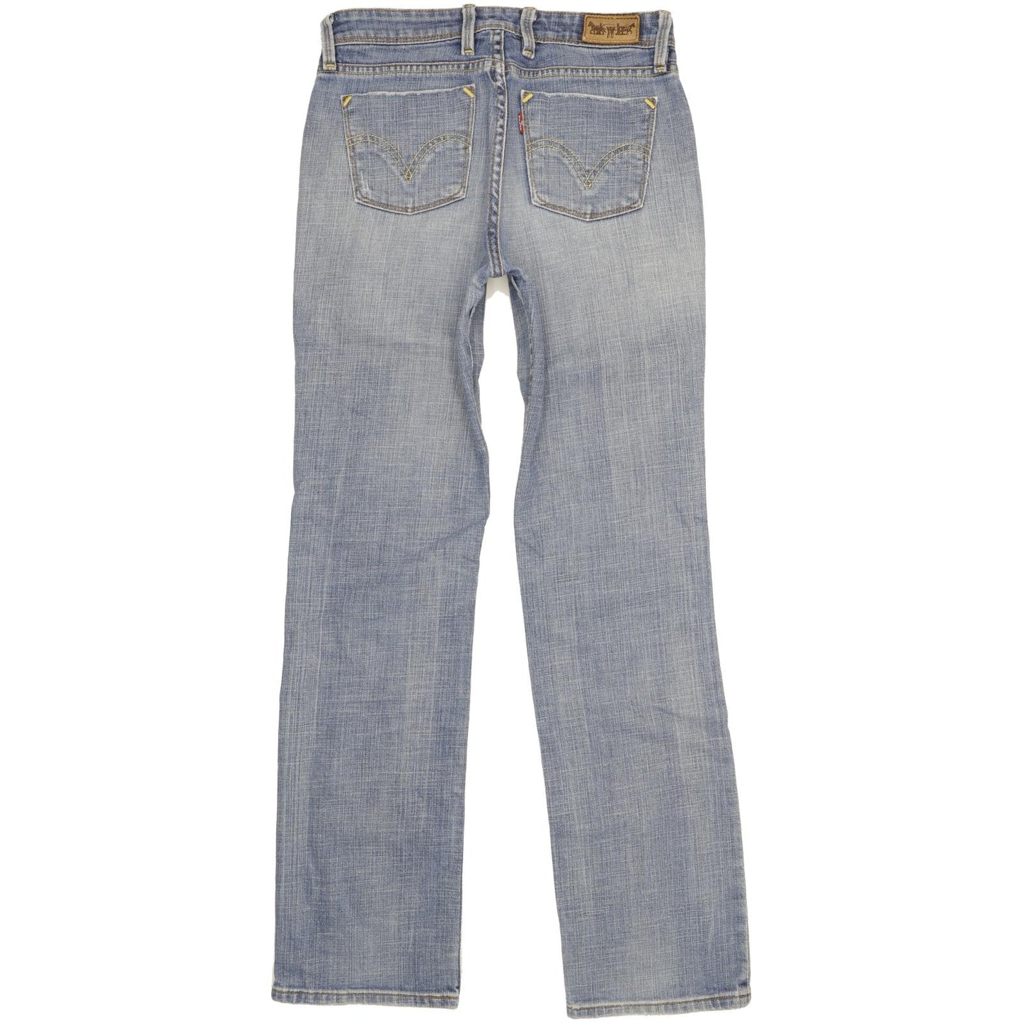 Levi's 627 Women Blue Straight Regular Stretch Jeans W28 L31