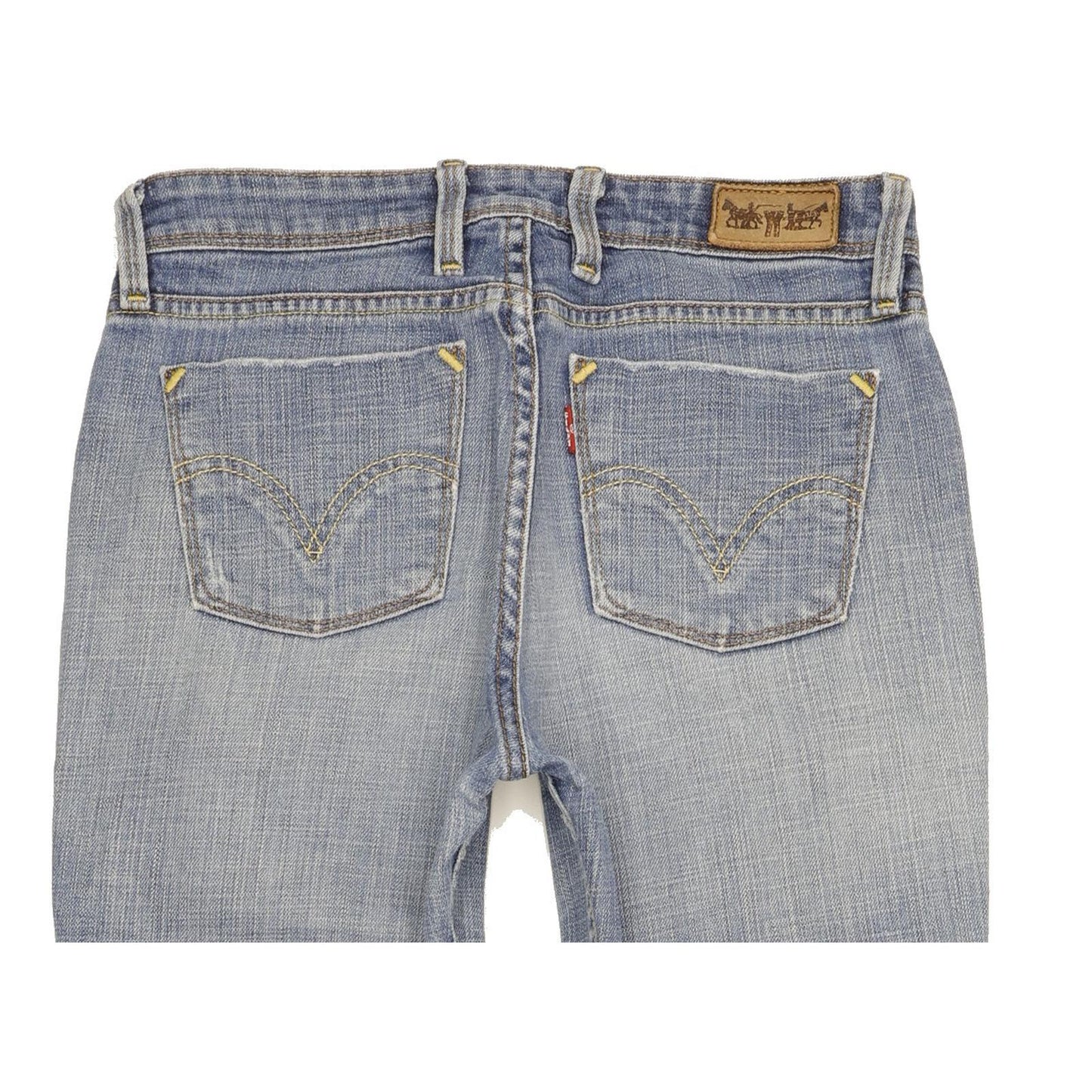 Levi's 627 Women Blue Straight Regular Stretch Jeans W28 L31
