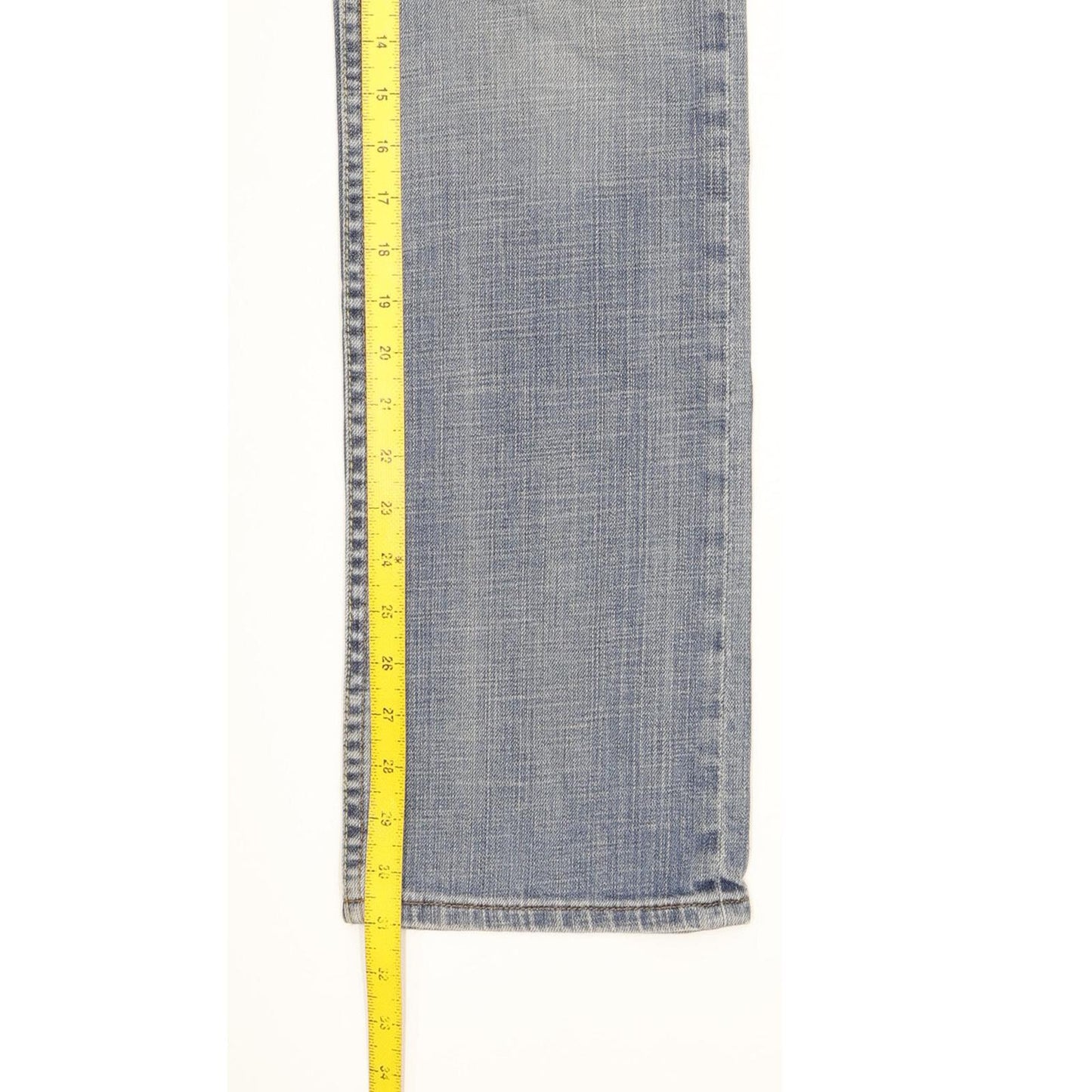 Levi's 627 Women Blue Straight Regular Stretch Jeans W28 L31