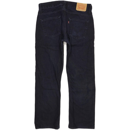 Levi's 506 Men Navy Straight Regular Jeans W34 L29