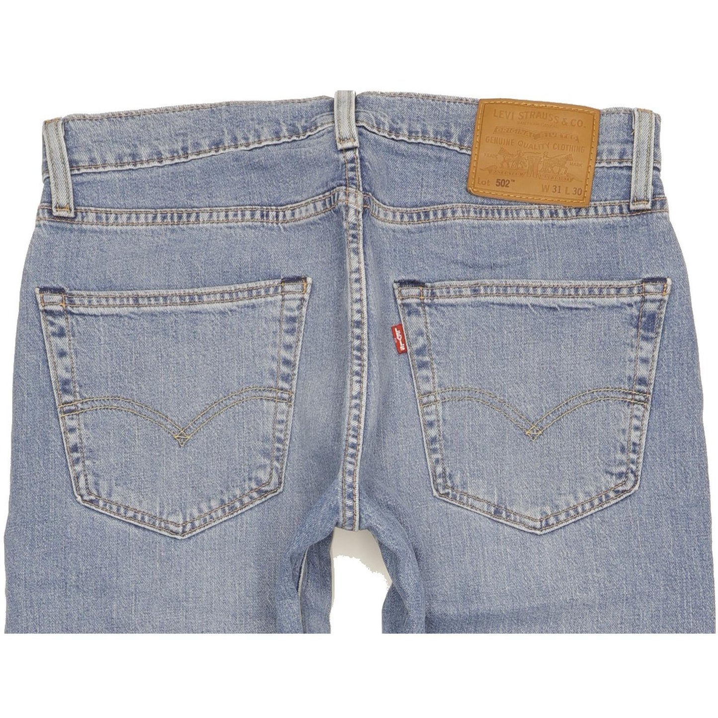 Levi's 502 Men Blue Tapered Regular Stretch Jeans W31 L29