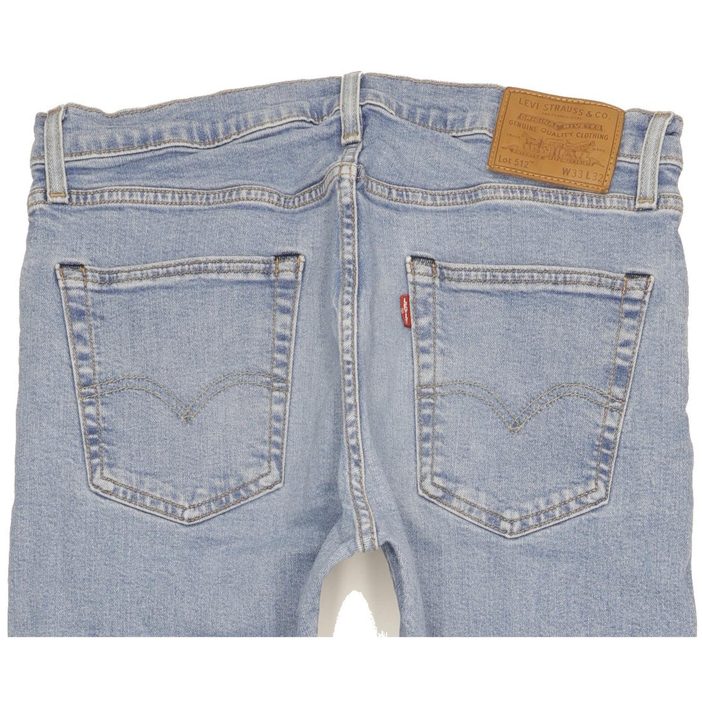 Levi's 512 Men Blue Tapered Slim Stretch Jeans W33 L31