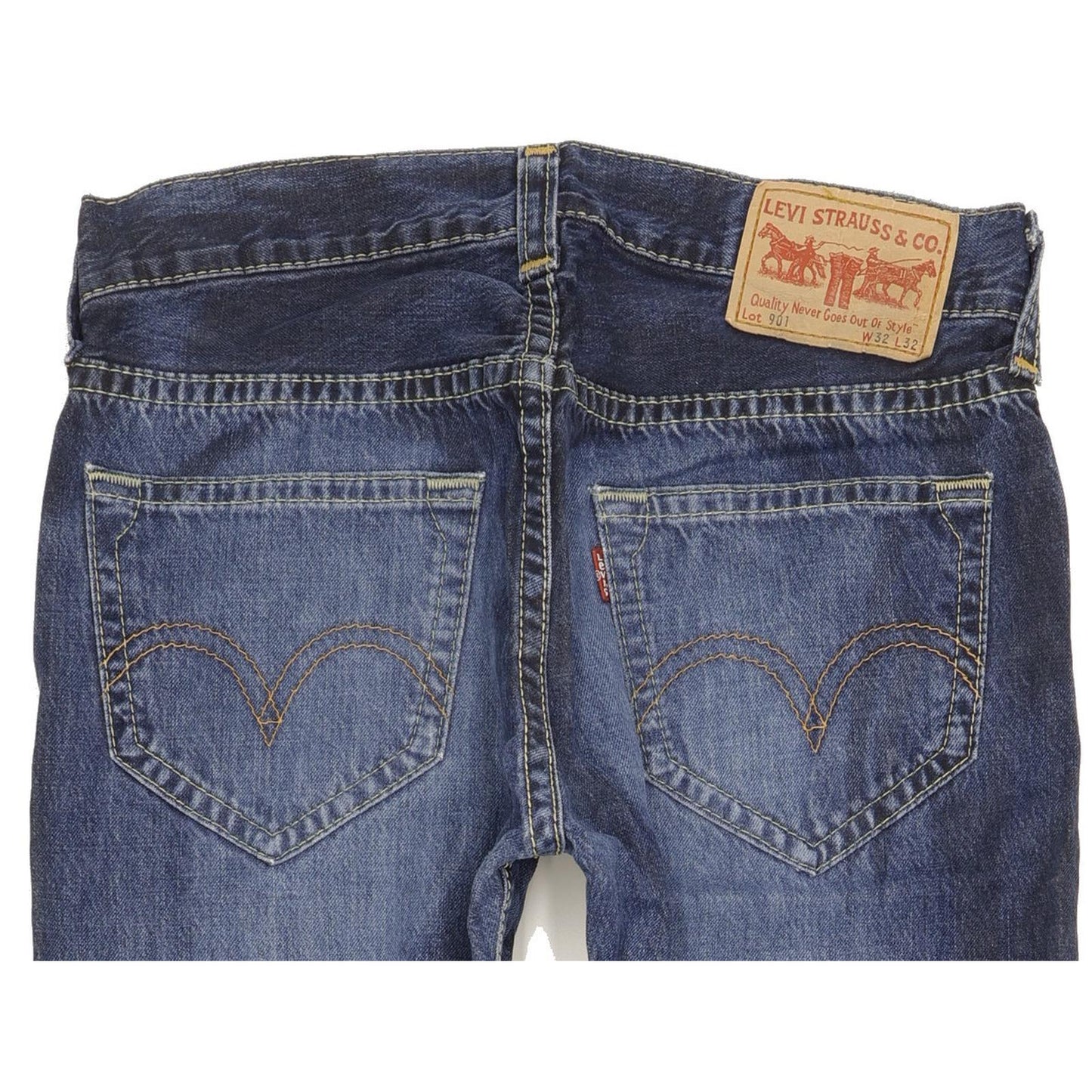 Levi's 901 Men Blue Straight Regular Jeans W32 L30