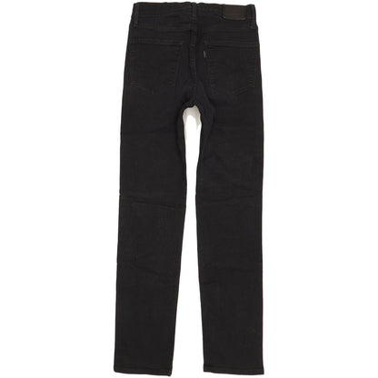 Levi's 724 Women Black Straight Slim Stretch Jeans W26 L29