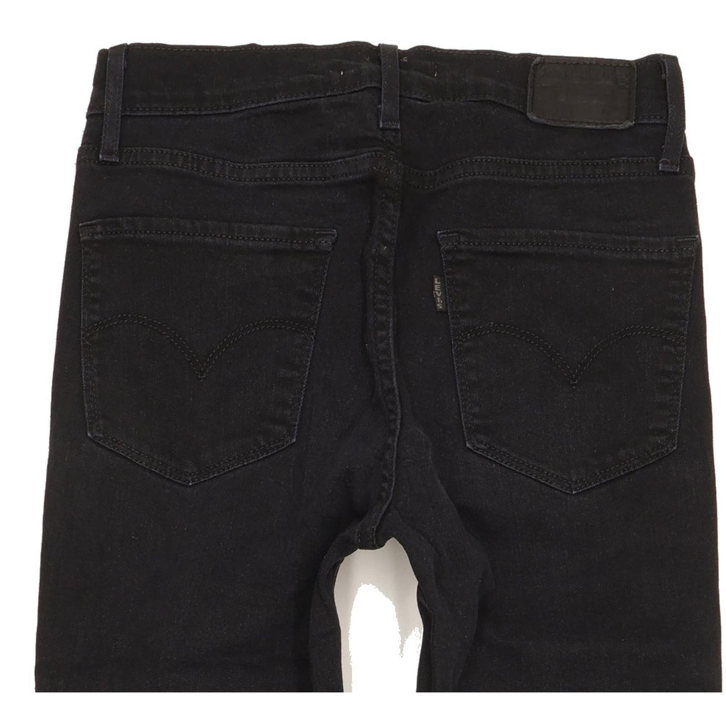 Levi's 724 Women Black Straight Slim Stretch Jeans W26 L29