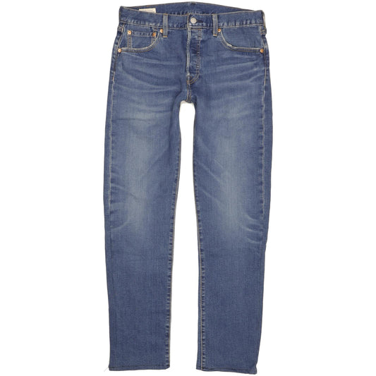 Levi's 501 Women Blue Straight Regular Stretch Jeans W30 L30