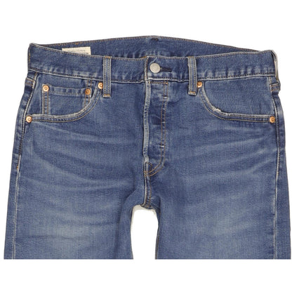 Levi's 501 Women Blue Straight Regular Stretch Jeans W30 L30