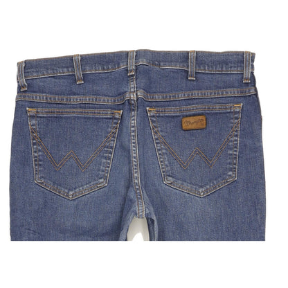 Wrangler Texas Men Blue Straight Regular Stretch Jeans W36 L30