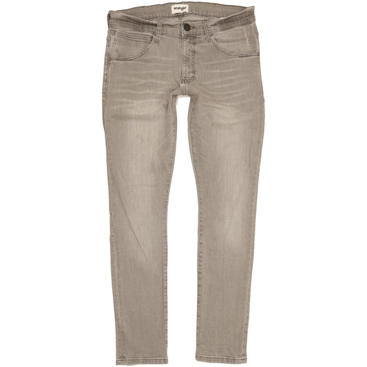 Wrangler Bryson Men Grey Skinny Slim Stretch Jeans W32 L32