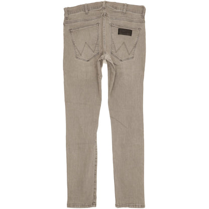 Wrangler Bryson Men Grey Skinny Slim Stretch Jeans W32 L32