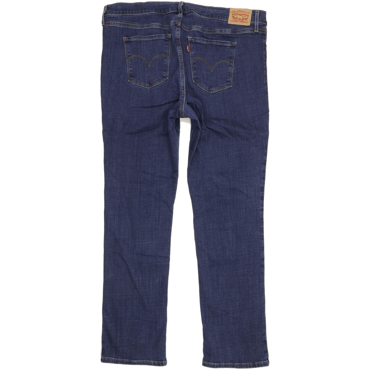 Levi's 314 Shaping Women Blue Straight Slim Stretch Jeans W34 L31