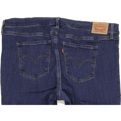 Levi's 314 Shaping Women Blue Straight Slim Stretch Jeans W34 L31