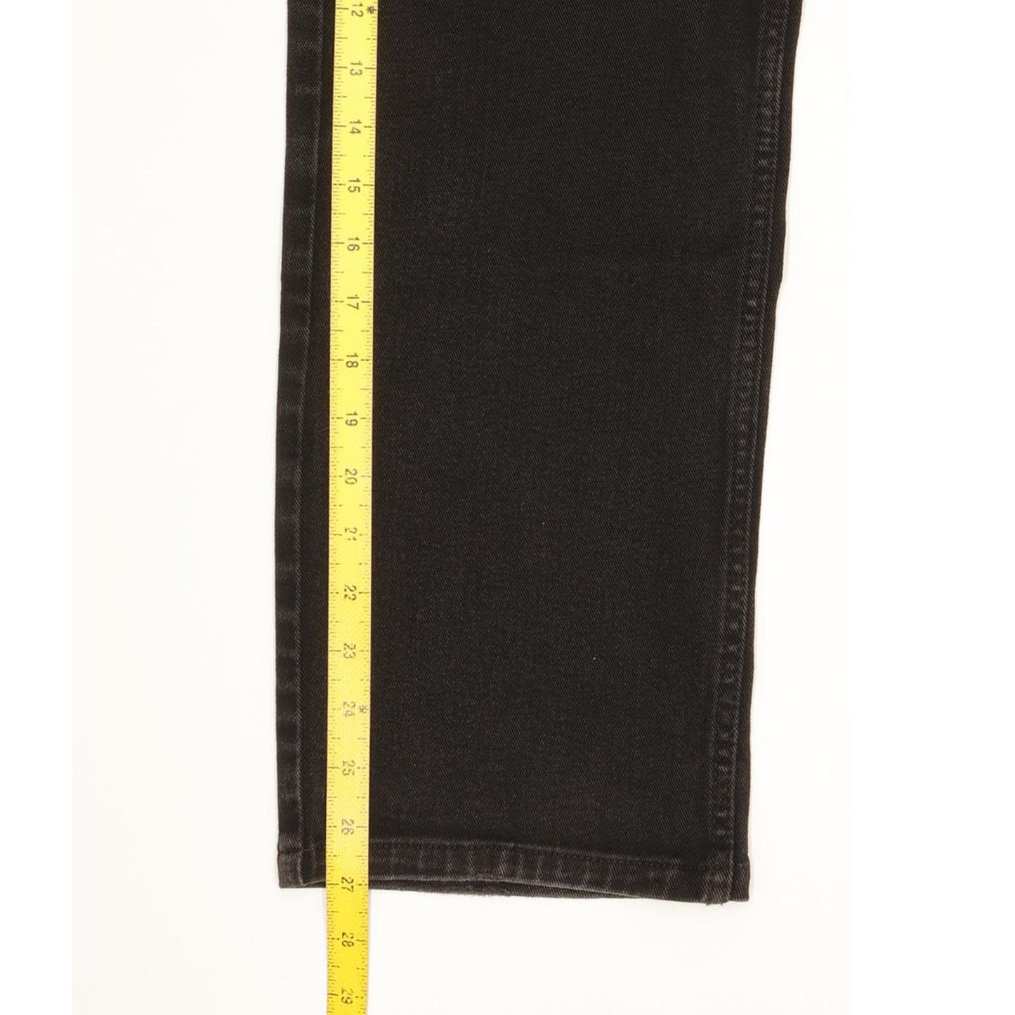 Wrangler Texas Men Black Straight Regular Stretch Jeans W34 L27