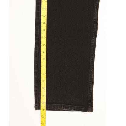 Wrangler Texas Men Black Straight Regular Stretch Jeans W34 L27