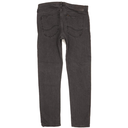 Lee Luke Men Grey Skinny Slim Stretch Jeans W33 L30