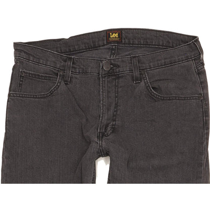 Lee Luke Men Grey Skinny Slim Stretch Jeans W33 L30