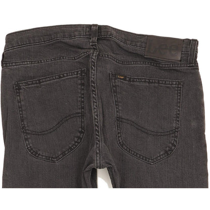 Lee Luke Men Grey Skinny Slim Stretch Jeans W33 L30