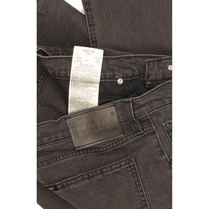 Lee Luke Men Grey Skinny Slim Stretch Jeans W33 L30