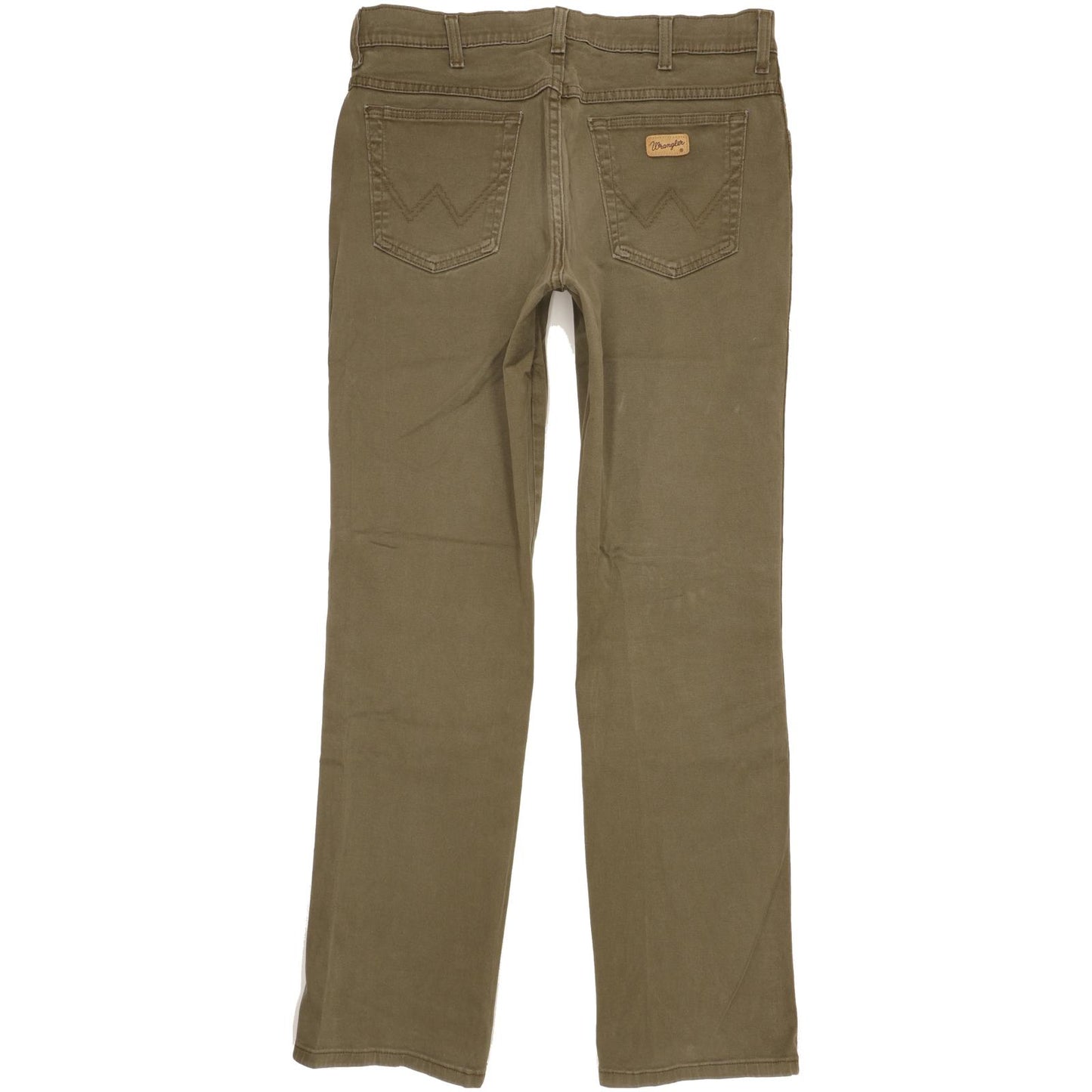 Wrangler Men Brown Straight Regular Stretch Jeans W34 L33