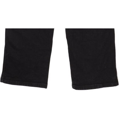 Wrangler Texas Men Black Straight Regular Stretch Jeans W42 L31