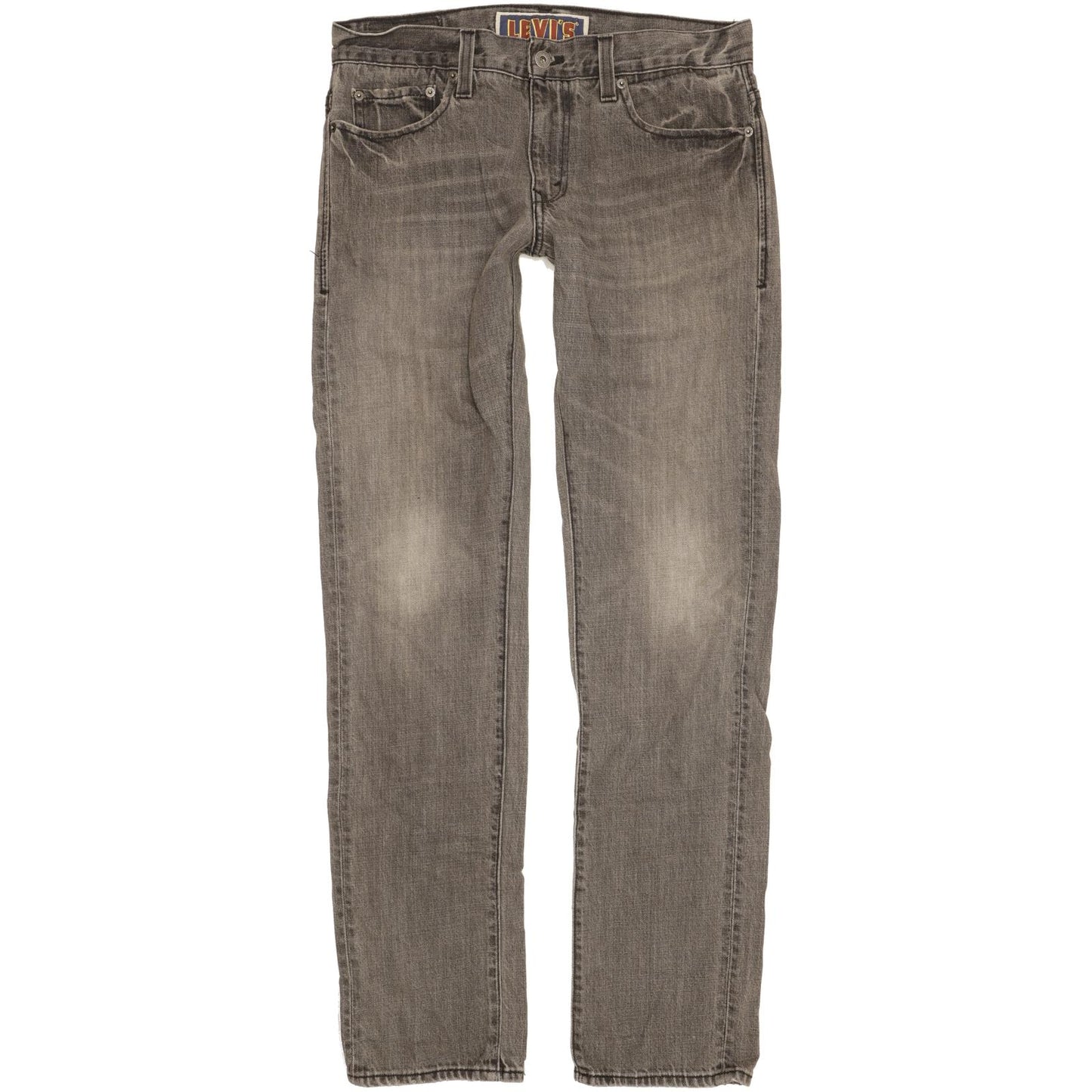Levi's 511 Men Grey Straight Slim Jeans W34 L35