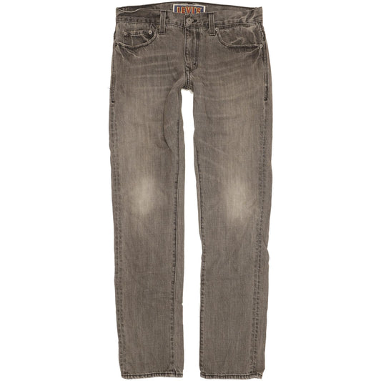 Levi's 511 Men Grey Straight Slim Jeans W34 L35