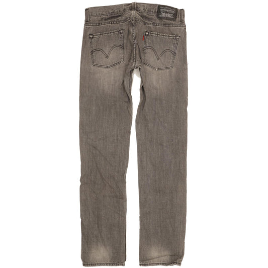Levi's 511 Men Grey Straight Slim Jeans W34 L35
