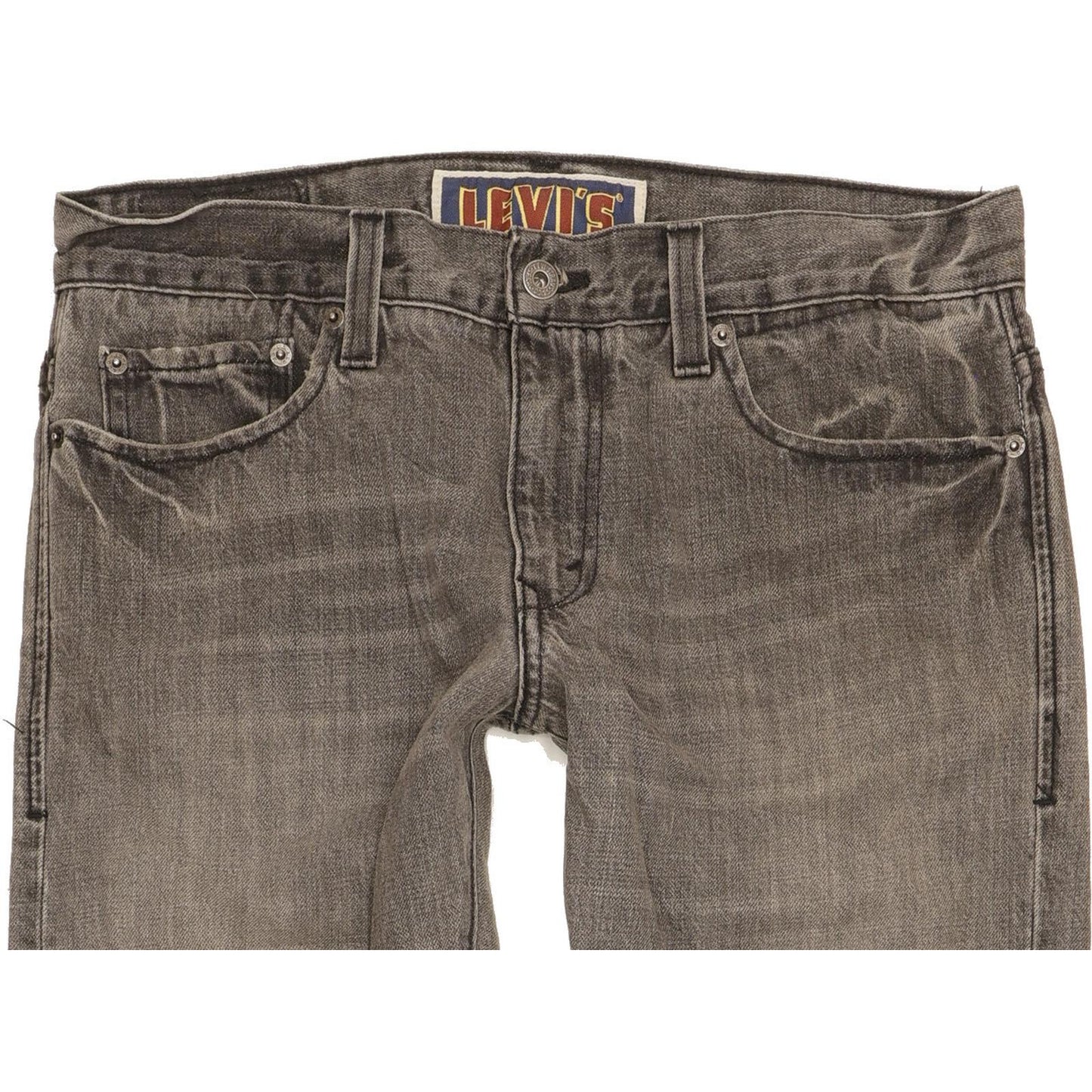 Levi's 511 Men Grey Straight Slim Jeans W34 L35