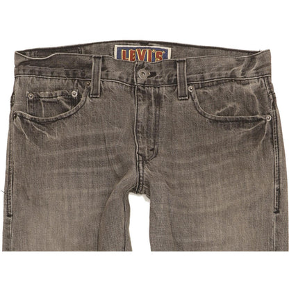 Levi's 511 Men Grey Straight Slim Jeans W34 L35