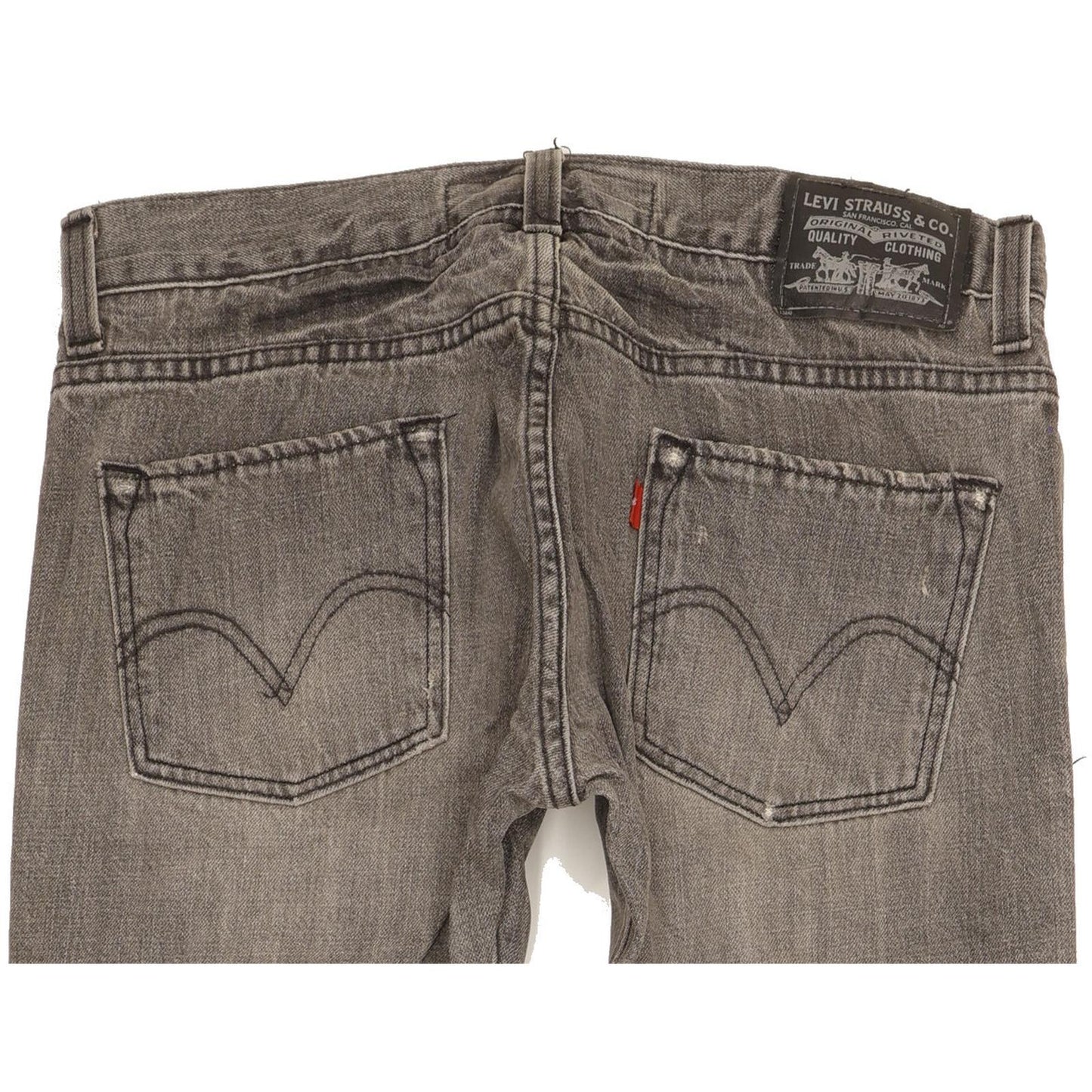 Levi's 511 Men Grey Straight Slim Jeans W34 L35