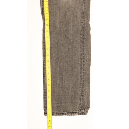 Levi's 511 Men Grey Straight Slim Jeans W34 L35