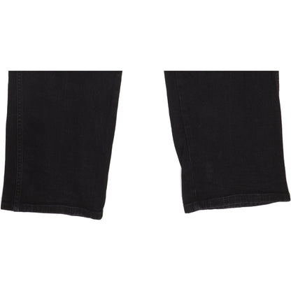 Wrangler Texas Men Black Straight Regular Stretch Jeans W42 L32