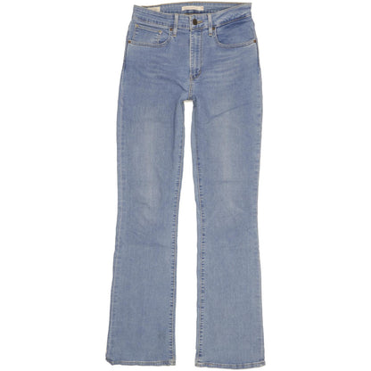 Levi's 725 Blue Bootcut Slim Stretch Jeans High Waisted W30 L34