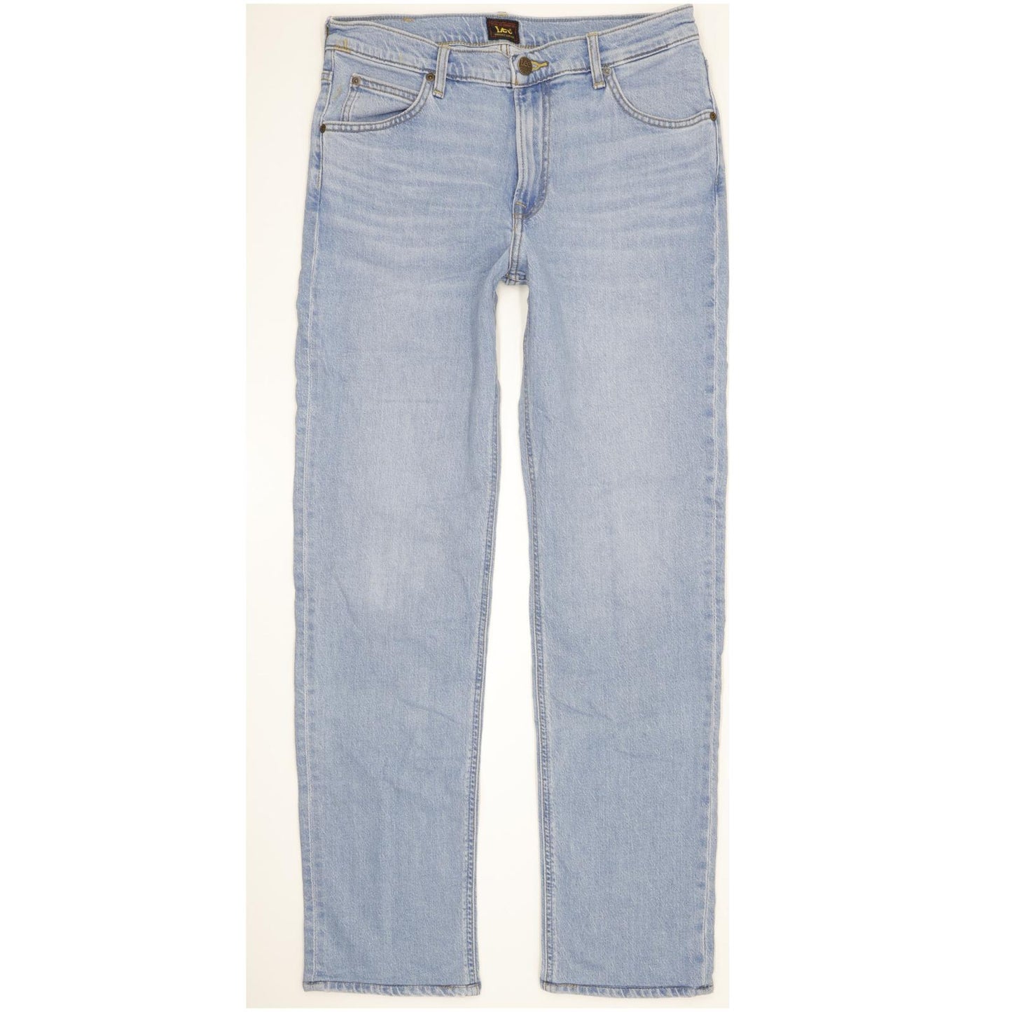 Lee West Men Blue Straight Regular Stretch Jeans W31 L31