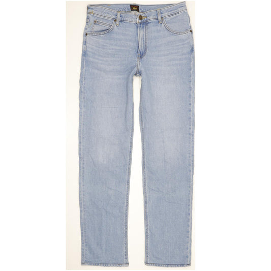 Lee West Men Blue Straight Regular Stretch Jeans W31 L31