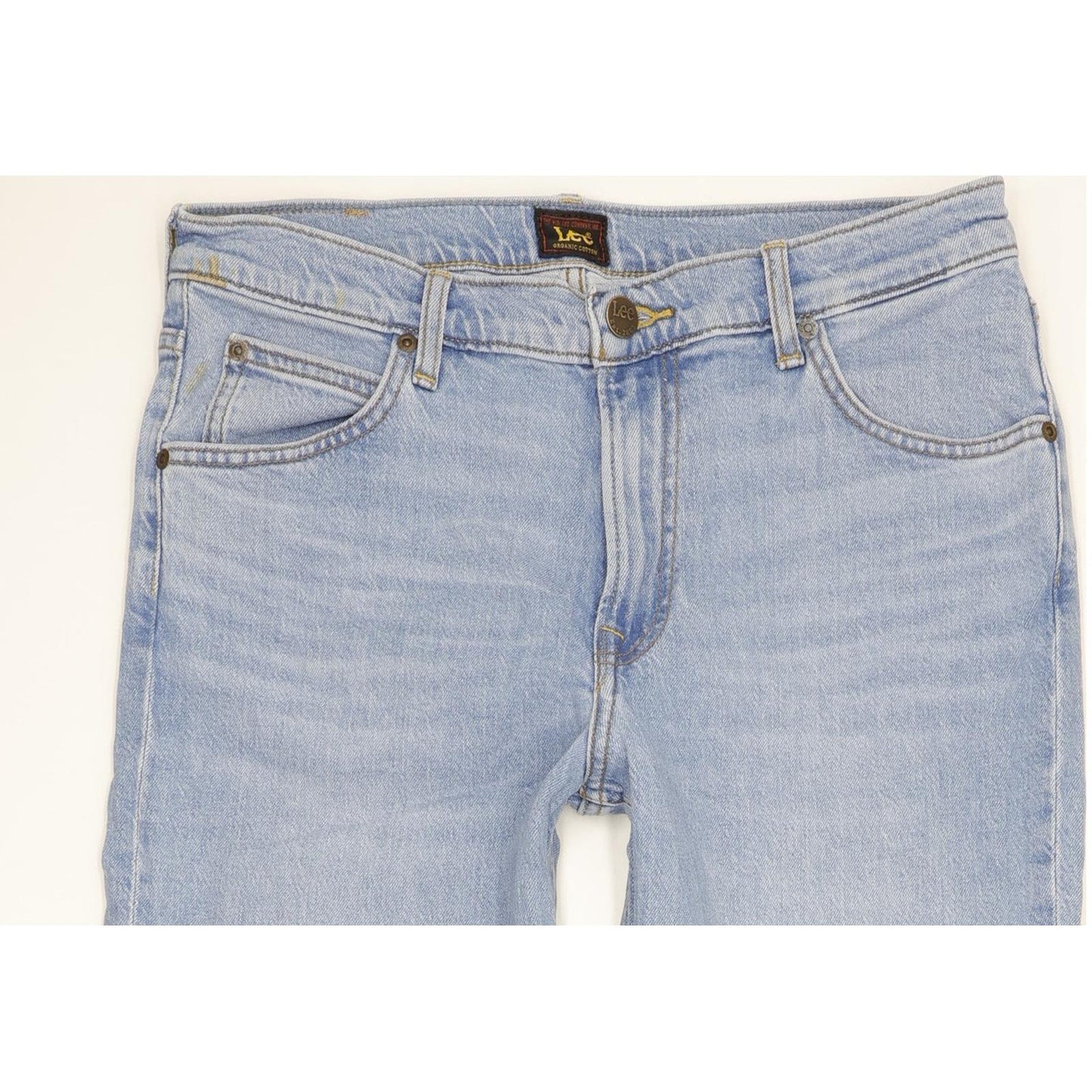 Lee West Men Blue Straight Regular Stretch Jeans W31 L31