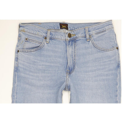 Lee West Men Blue Straight Regular Stretch Jeans W31 L31