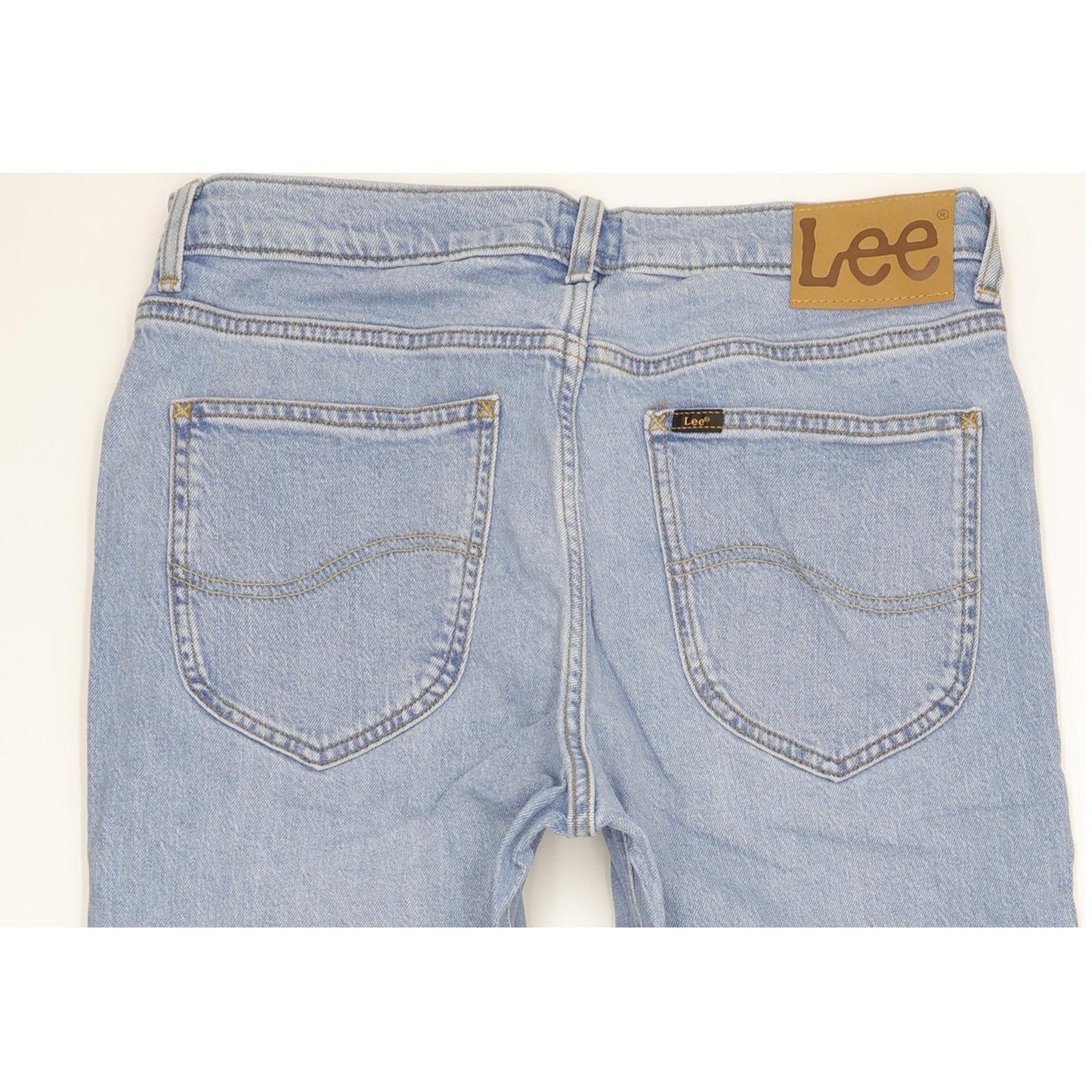 Lee West Men Blue Straight Regular Stretch Jeans W31 L31