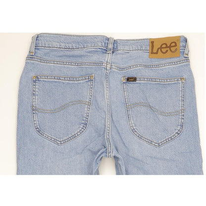 Lee West Men Blue Straight Regular Stretch Jeans W31 L31