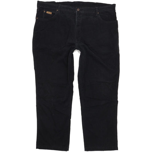 Wrangler Texas Men Black Straight Regular Stretch Jeans W42 L29