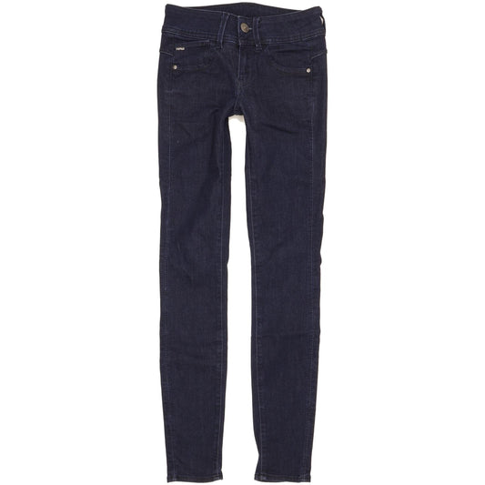 G-Star Lynn Women Navy Skinny Slim Stretch Jeans W23 L30