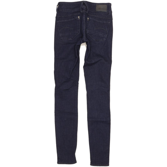 G-Star Lynn Women Navy Skinny Slim Stretch Jeans W23 L30