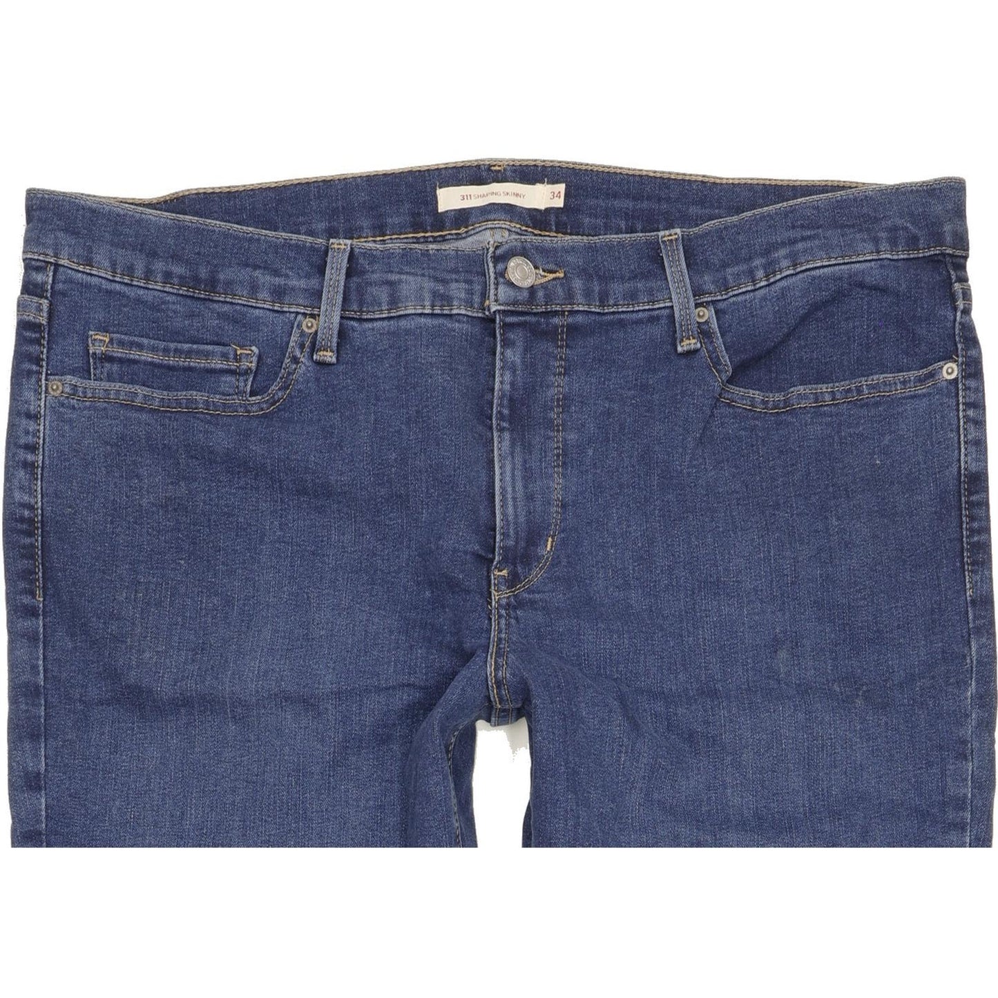 Levi's 311 Shaping Blue Skinny Slim Stretch Jeans High Waisted W34 L32