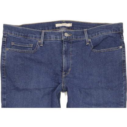 Levi's 311 Shaping Blue Skinny Slim Stretch Jeans High Waisted W34 L32