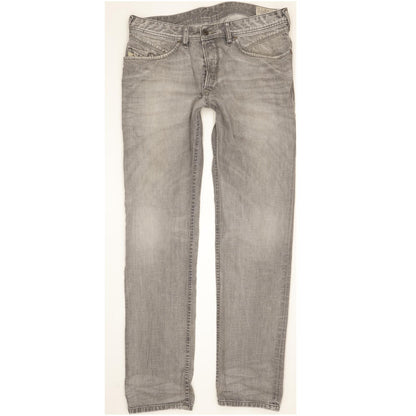 Diesel Iakop 008QP Men Grey Tapered Slim Jeans W33 L32