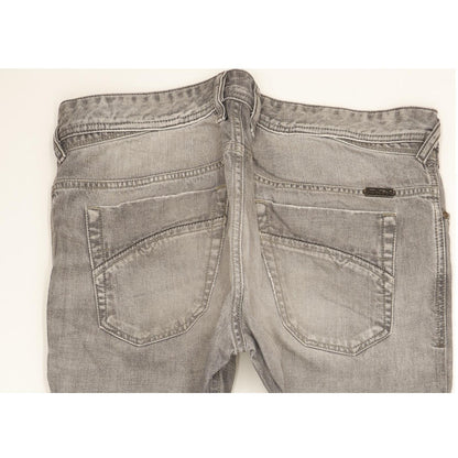 Diesel Iakop 008QP Men Grey Tapered Slim Jeans W33 L32